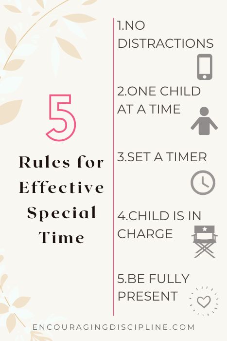 Rules for Effective Special Time